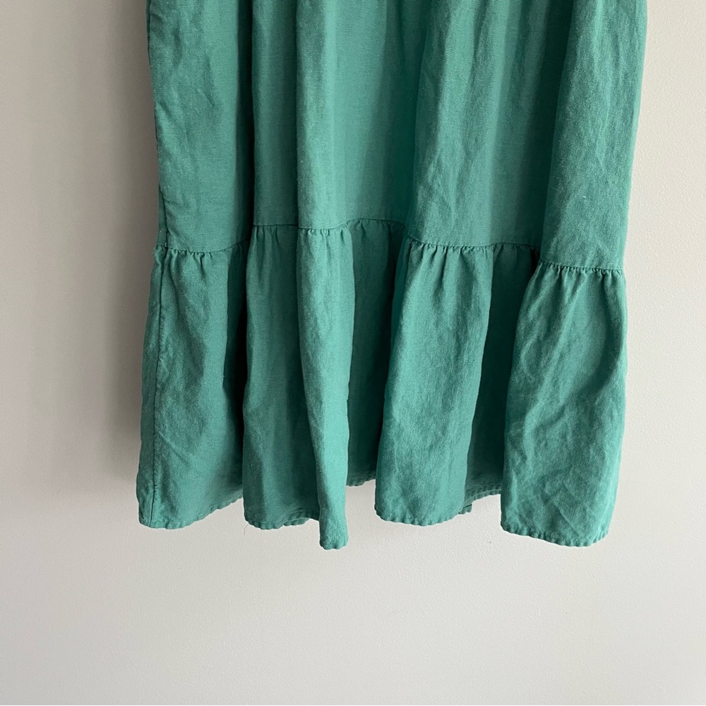 Universal Thread Green Flutter Sleeves Dress With… - image 6